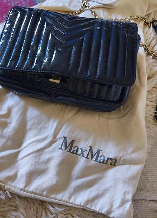 Сумка  синя max mara оригинал