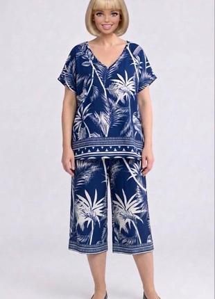 Костюм блузка з бріджами emery rose 4xl
