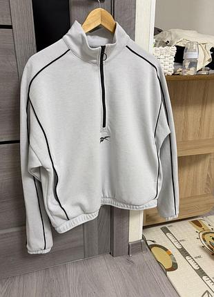 Кофта жіноча reebok сіра, розмір s 4