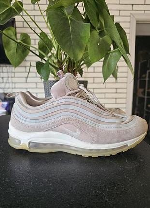 Кроссовки женские nike air max 97 ultra оригинал размер 42 пудровые розовые