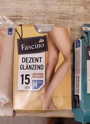 Сет качественных немецких колготок fascíno (dm), размер m (42-44), 3 пары