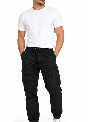 Мужские брюки-карго джоггеры h&amp;m slim fit размер l