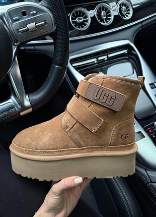 Уггі ugg neumel platform boots chestnut
