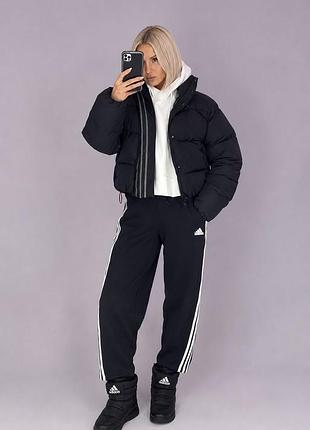 Зимовий пуховик куртка пуфер оверсвйз пух перо оригінал adidas originals