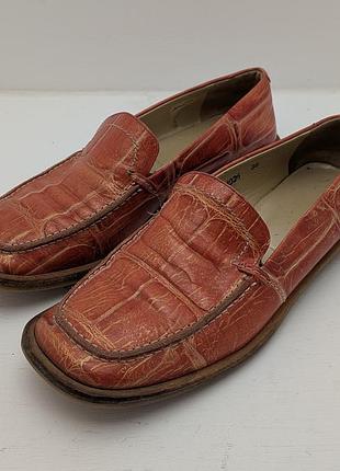 ​шкіряні туфлі-лофери vic matie (made in italy) 36 розмір