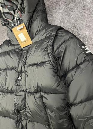 Пуховик burberry чорний 3