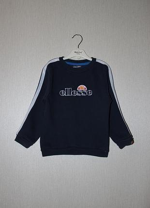 Ellesse оригинал теплый свитшот на флисе на мальчика 4 года