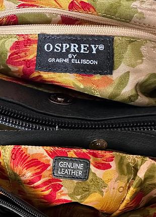 Брендова шкіряна сумка osprey london 10