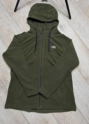 Худі жіноче the north face флісове оливкове l/xl