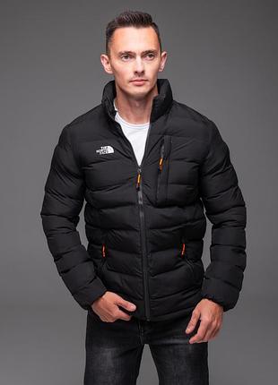 Чоловіча куртка демісезон , the north face з кишенею на грудях чорна