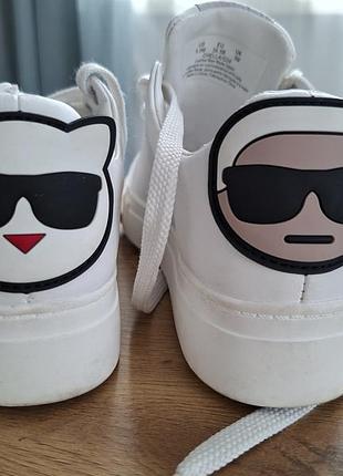 Кеди жіночі karl lagerfeld білі 35,5 розмір 22 см устілка