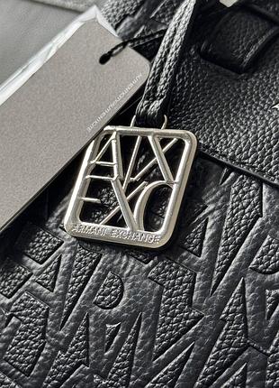Сумка жіноча armani exchange, чорна 7