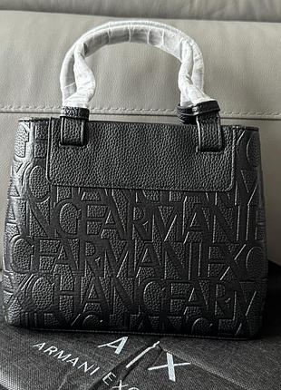 Сумка жіноча armani exchange, чорна 2