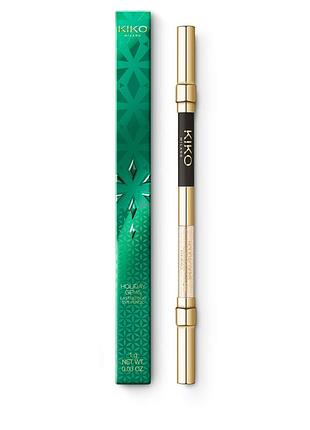 Двусторонний карандаш для глаз holiday gems lasting duo eye pencil kiko milano 04