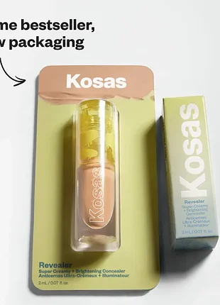 Кремовый консилер с сияющим финишем kosas revealer super creamy and brightening concealer