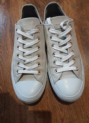 Продам мужские кожаные кеды бренда converse