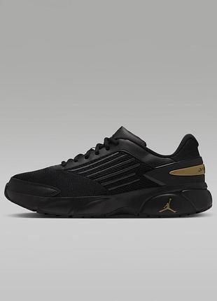 Кросівки чоловічі jordan trunner flow "black/gold" (io2091-007)