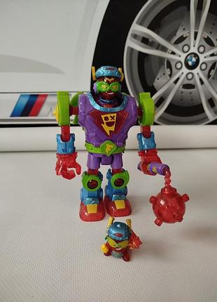Ігровий набір superthings superbot fury storm (повний комплект, ідеальний стан)