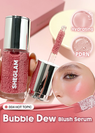 Жидкие румяна-сыворотка sheglam bubble dew blush serum - 004 hot topic (6370-004)
