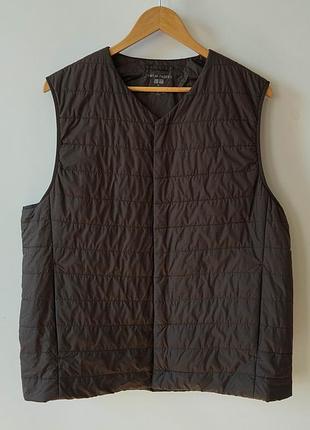 Мужская легкая стеганая жилетка uniqlo warm padded (xl)