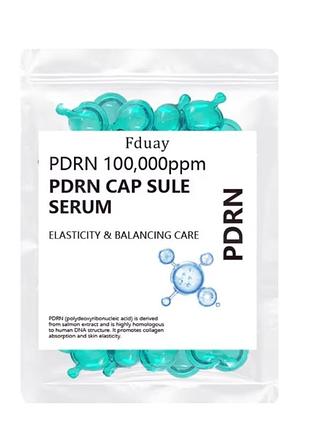 Нова сироватка для обличчя fduay pdrn 100,000ppm у капсулах, 30 шт.