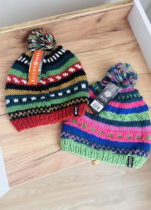 Вовняна шапка norwear way nor magney | ручна в’язка | 100% вовна