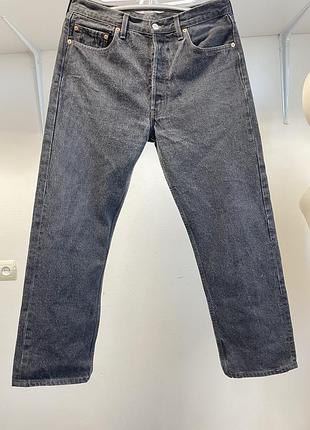 Вінтажні джинси w34 l36 levi's 501 (made in france, 1994 рік)