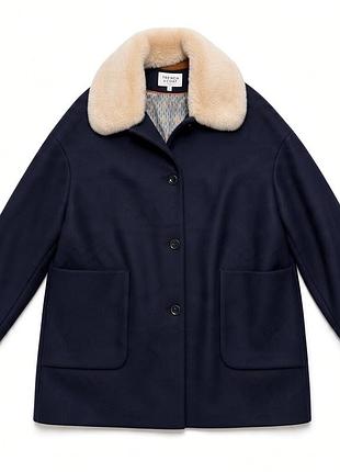 Пальто жіноче trench & coat темно-синє розмір 42