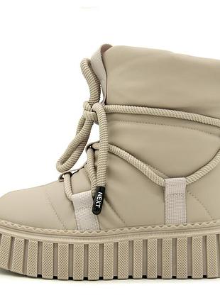 Зимние сапожки для девочек jong golf бежевый (40478 beige (35 (22,5 см))