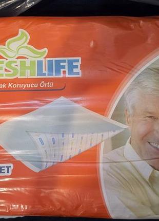 Одноразовые поглощающие пеленки freshlife 60х90 см, 30 шт