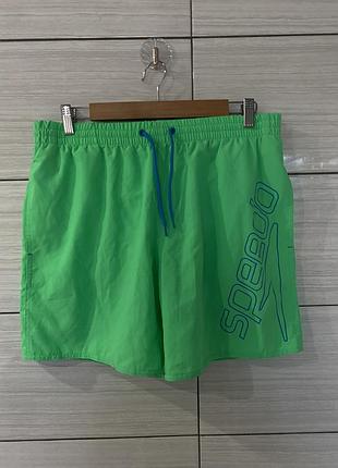 Спортивні шорти чоловічі speedo салатові розмір m