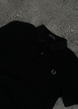 Чоловіче поло fred perry чорного кольору 2