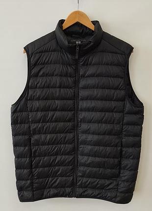 Чоловіча пухова ультралегка жилетка uniqlo ultra light down (l)