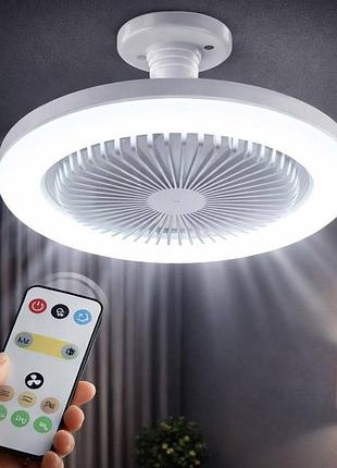 Інновація для вашого дому: стельовий led-світильник 2-в-1 з вентилятором і пультом!