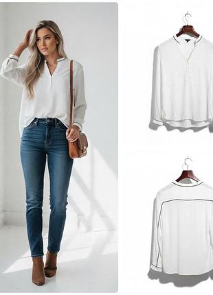 383. актуальная качественная блузка успешного испанского бренда massimo dutti