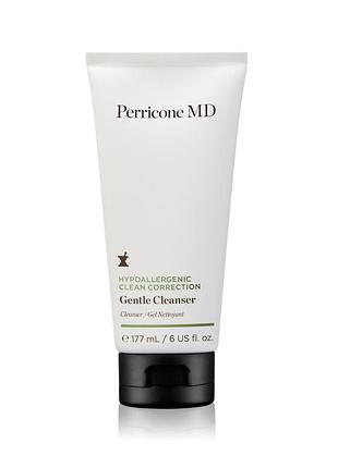 Ніжний очищувальний засіб для чутливої шкіри perricone md hypoallergenic clean correction gentle cleanser 177 мл/ вмивання, очищення, клінсер, гель