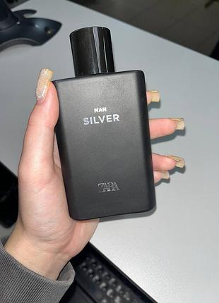 Чоловічій парфум man silver zara 90ml