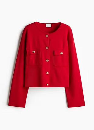 Трендовий червоний кардиган h&m