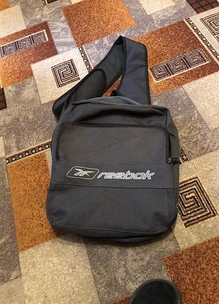 Рюкзак reebok спортивний сірий 32 см