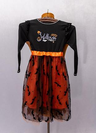 Платье на девочку 7-8 лет для празднования halloween ✂️van chang shunyi garment co, made in china 📍(детали в описании)