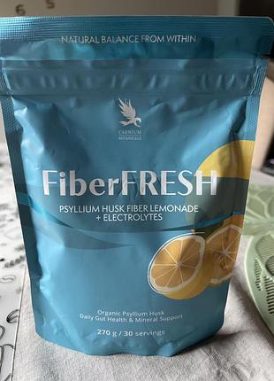 Біологічно активна добавка carnium botanicals fiberfresh з лушпанням подорожника та електролітами, 270 г