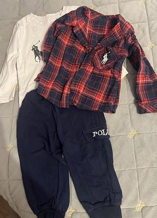 Костюм для хлопчика polo ralph lauren, зріст 86 см, різнокольоровий