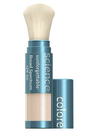 Colorescience солнцезащитная пудра с кисточкой spf 50 fair (sunforgettable total protection brush-on shield spf 50)