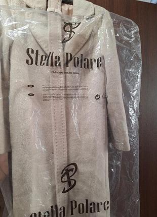 Жіноче пальто stella pollare бежеве нове кашемір брендове оригінал