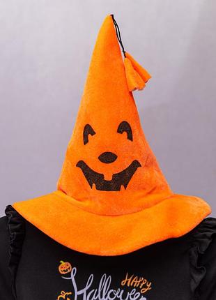 Яскравий капелюх-конус до святкування halloween ✂️fritz fries 📍розмір 58 см (деталі у описі)