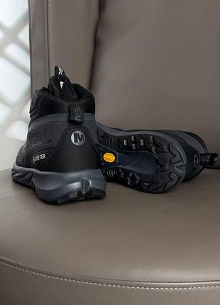 Чоловічі кросівки merrell agility peak 5 zero fur grey black 4
