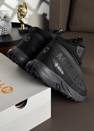 Чоловічі кросівки merrell agility peak 5 zero fur grey black 5