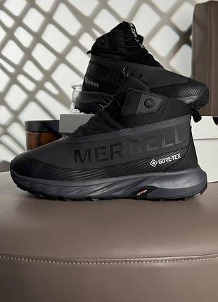 Чоловічі кросівки merrell agility peak 5 zero fur grey black 6