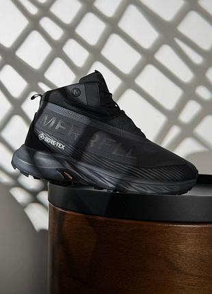 Чоловічі кросівки merrell agility peak 5 zero fur grey black 7