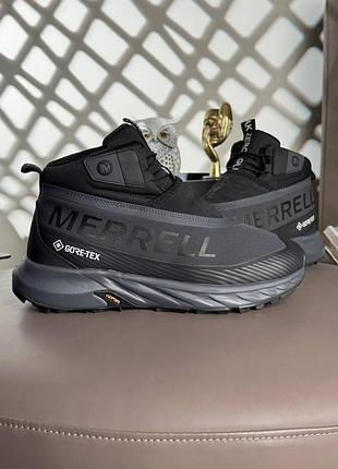 Чоловічі кросівки merrell agility peak 5 zero fur grey black